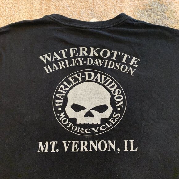 Harley Davidson Waterkotte Mt. Vernon IL T Shirt XL - Picture 9 of 9